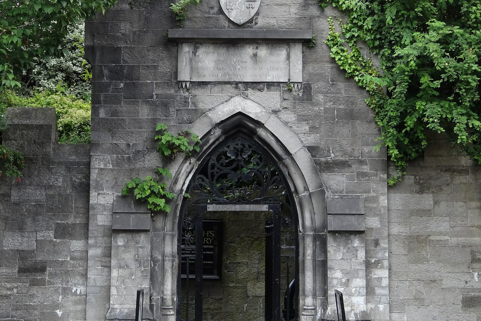Entrance gate to Marsh's Library, Dublin