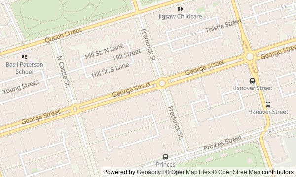 Walk map: Edinburgh New Town: Order and Private Calculation