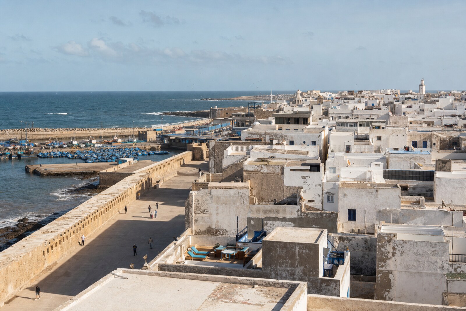 Editorial hero image generated for the city of Essaouira