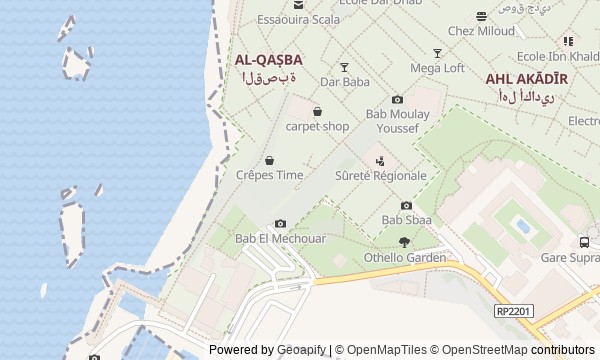 Walk map: Mogador: port, walls, and medina