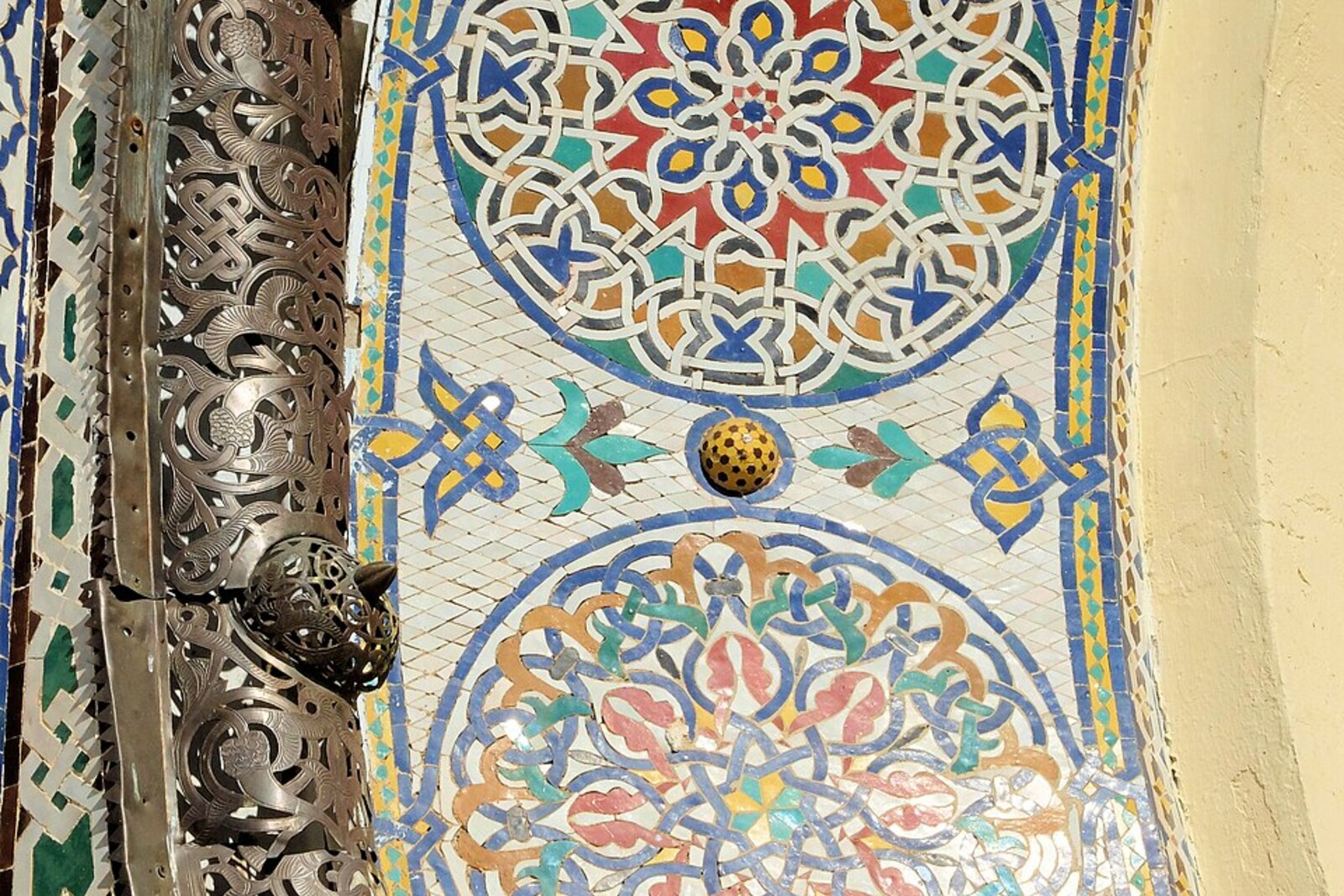 Details of the gates of the Royal Palace of Fez