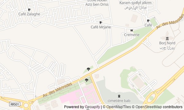 Walk map: Fez's Northern Walls and Heights