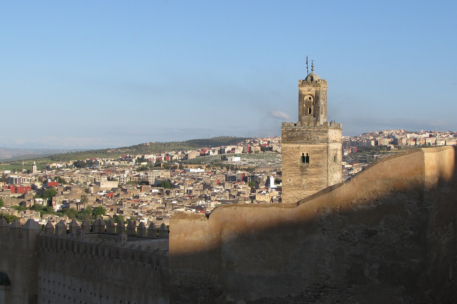 Bab Guissa gate with an arch and towers