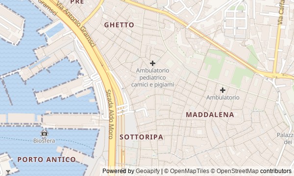 Walk map: Genoa's Palaces and Debts: Via Garibaldi, Via Balbi, and the Port