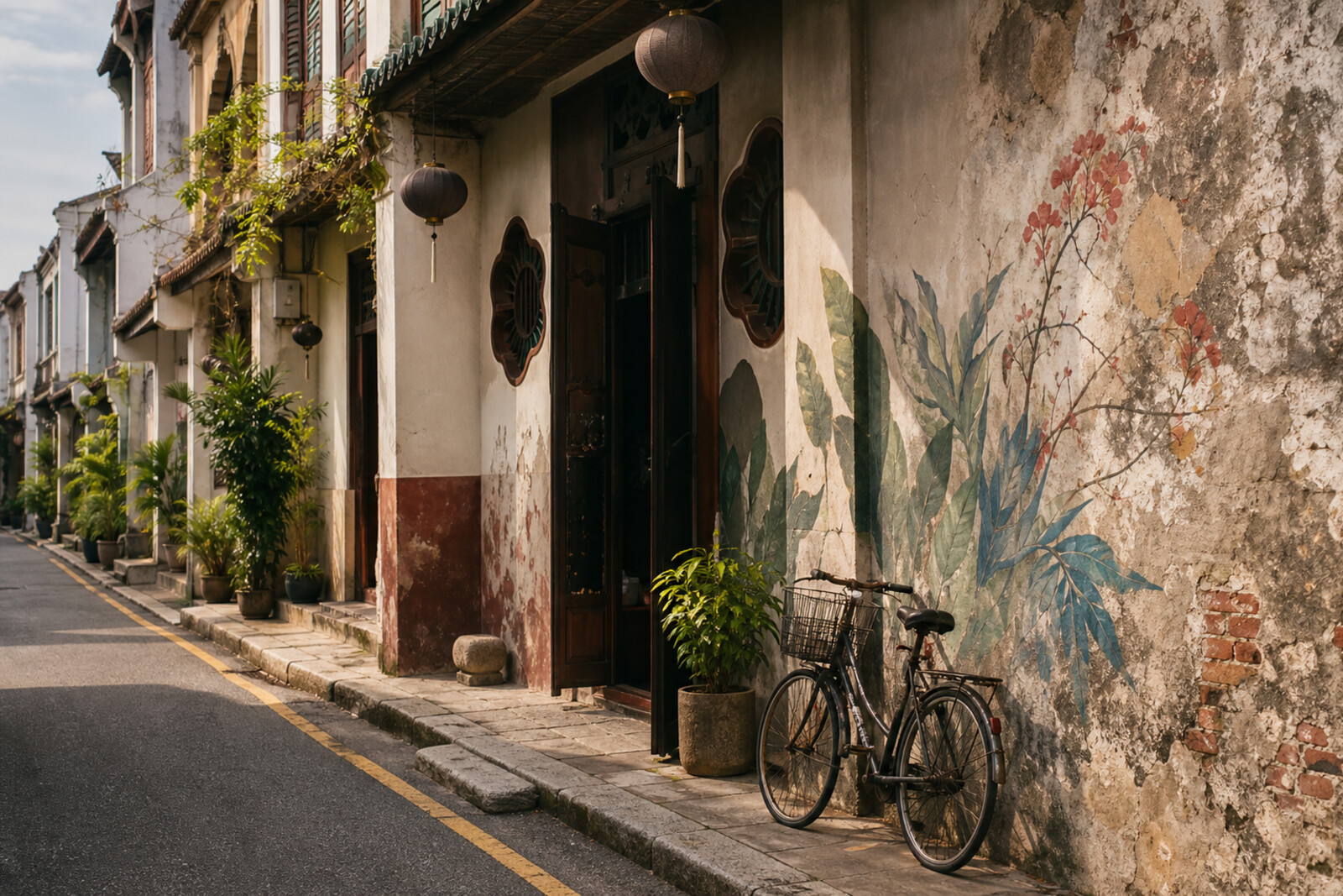 Generated editorial cover for the route “george-town-malaysia-armenian-street-art-clans”