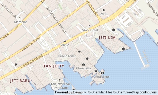 Walk map: Clan Jetties of Weld Quay