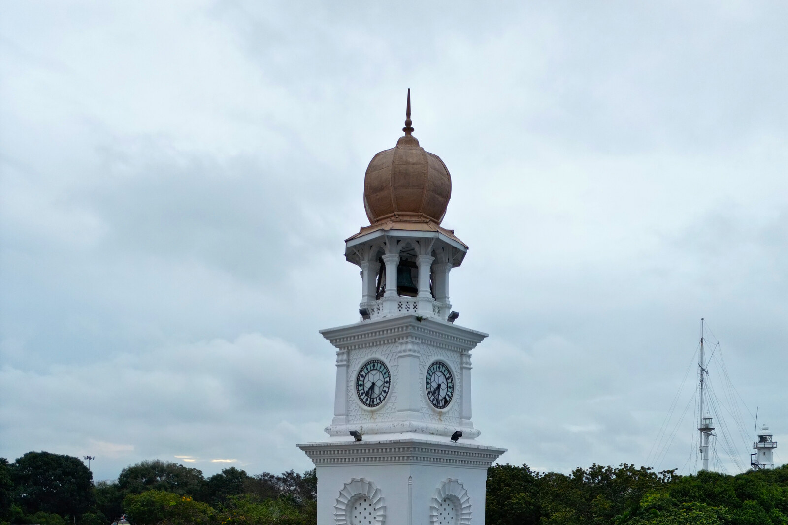 Queen Victoria Memorial Clock Tower in George Town.