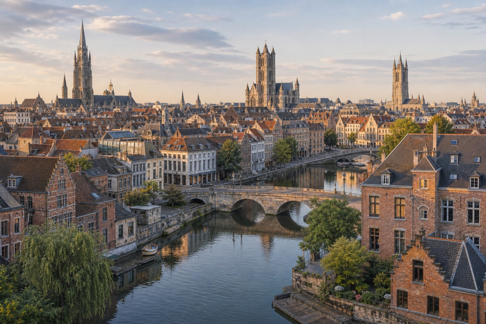 Generated editorial hero image for the city of Ghent