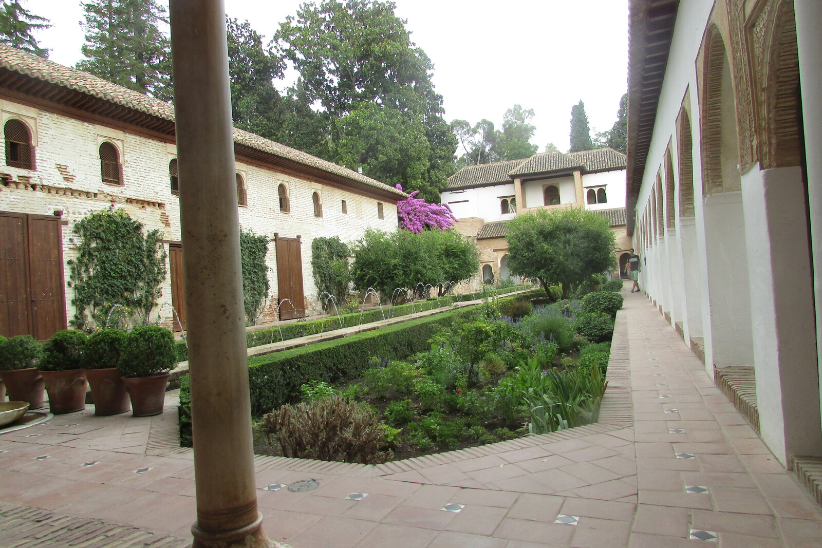 Patio de la Acequia in the gardens of Generalife.
