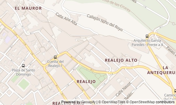 Walk map: Realejo: the Jewish quarter, squares, and gardens