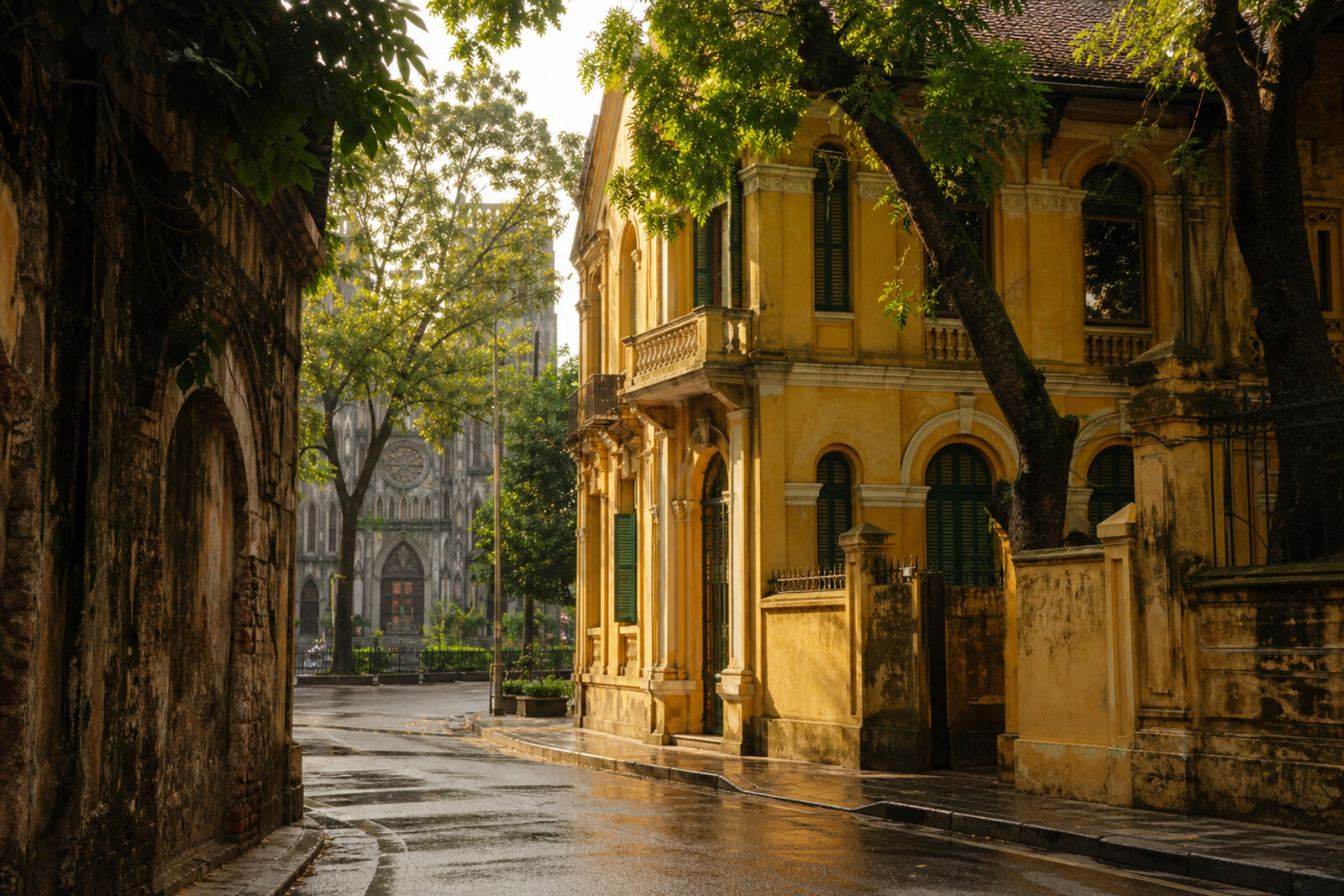 Generated editorial cover for the French Quarter, Hoa Lo Prison, and revolution route in Hanoi