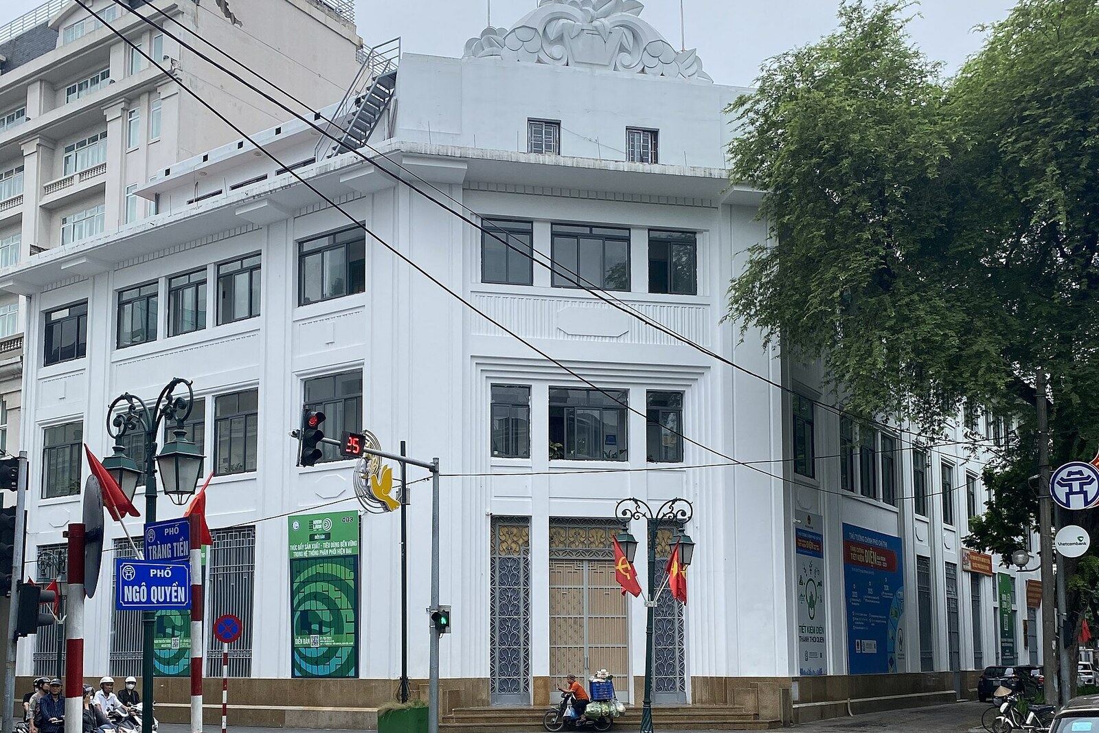 Former Franco-Chinese Bank building on Trang Tien Street