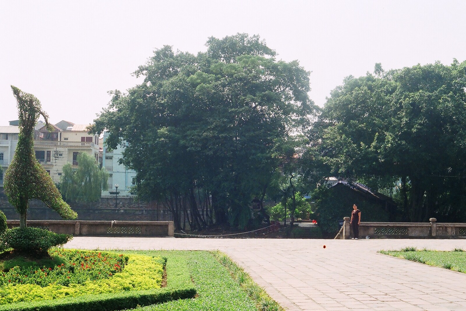 Van Lake beside the Temple of Literature and Imperial Academy in Hanoi.