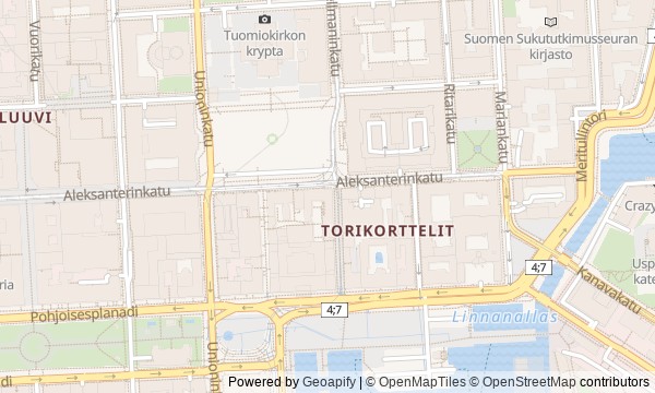 Walk map: Ceremonial Helsinki: Senate Square and the Harbor