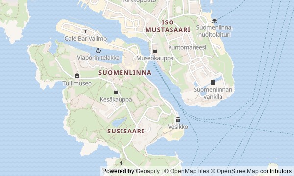Walk map: Suomenlinna: A Fortress on the Islands