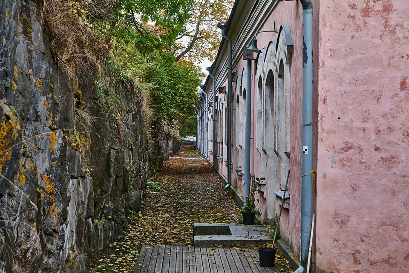 Jetty Barracks on Iso Mustasaari island in Suomenlinna