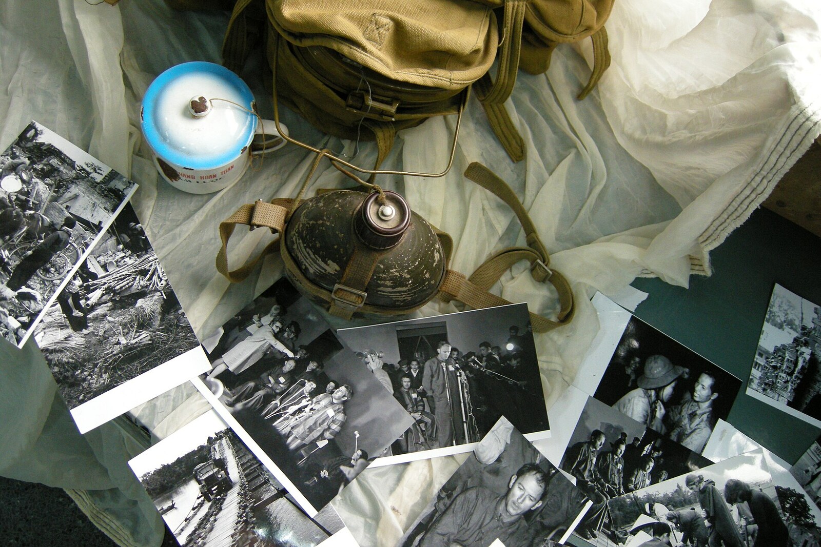 Military equipment in the courtyard of the War Remnants Museum in Ho Chi Minh City.