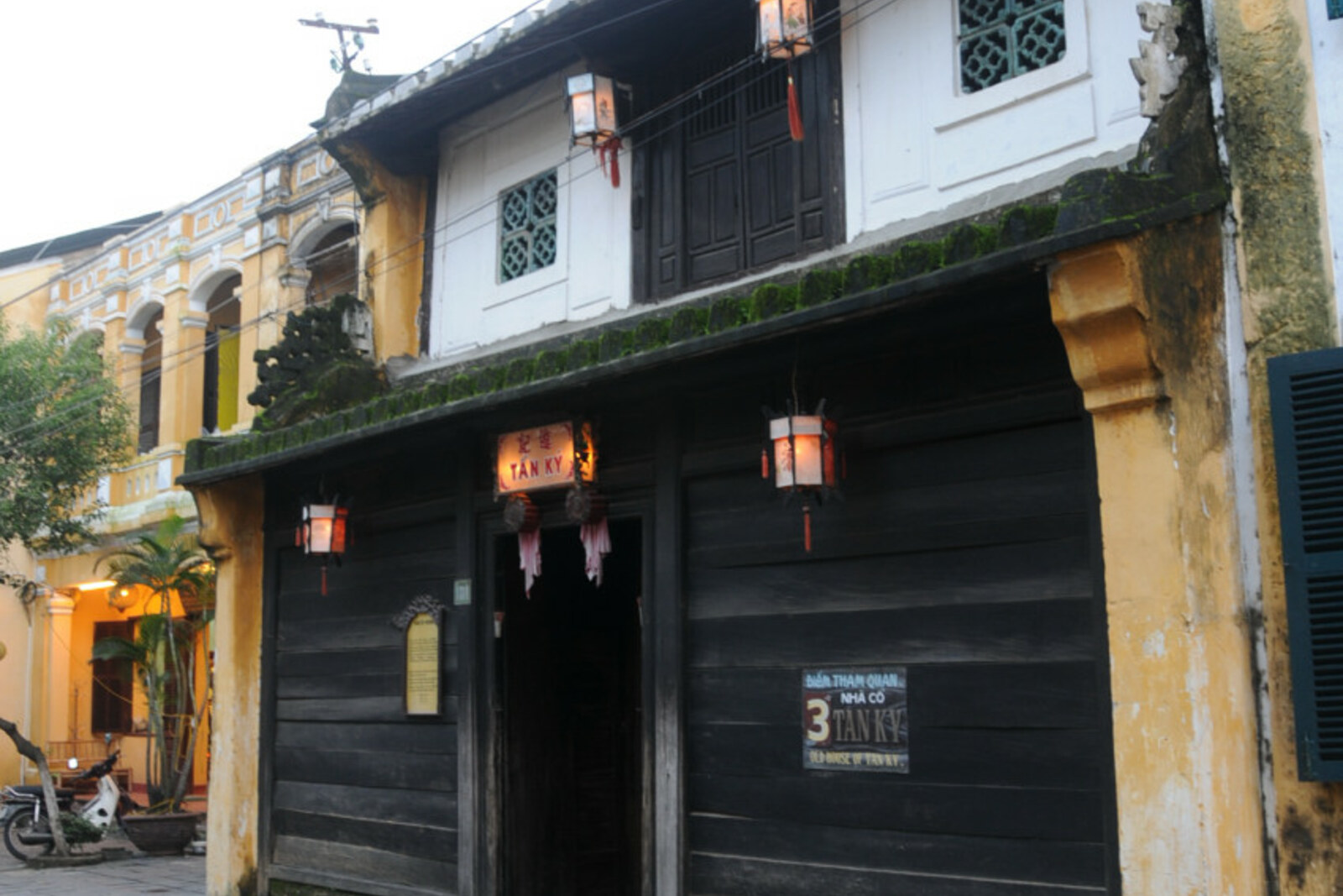 Facade of Tan Ky Old House in Hoi An.