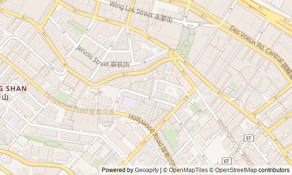 Walk map: Hong Kong Old Town: Markets, Courts, and Life on the Slope