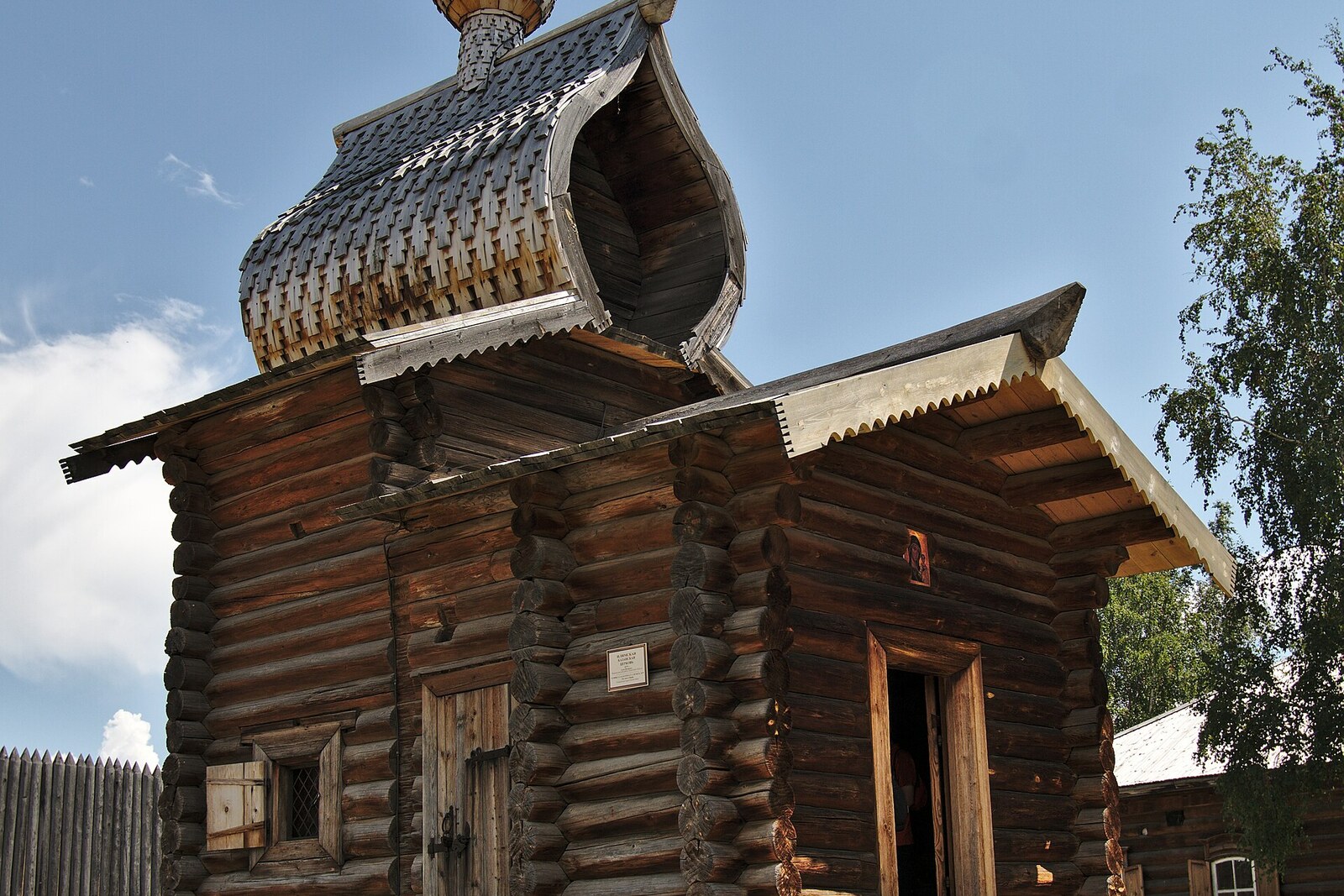 Kazan Gate Church from Ilimsk Ostrog