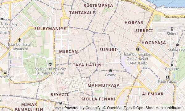 Walk map: Commercial Istanbul: Port, Markets, and Sultan's Endowments
