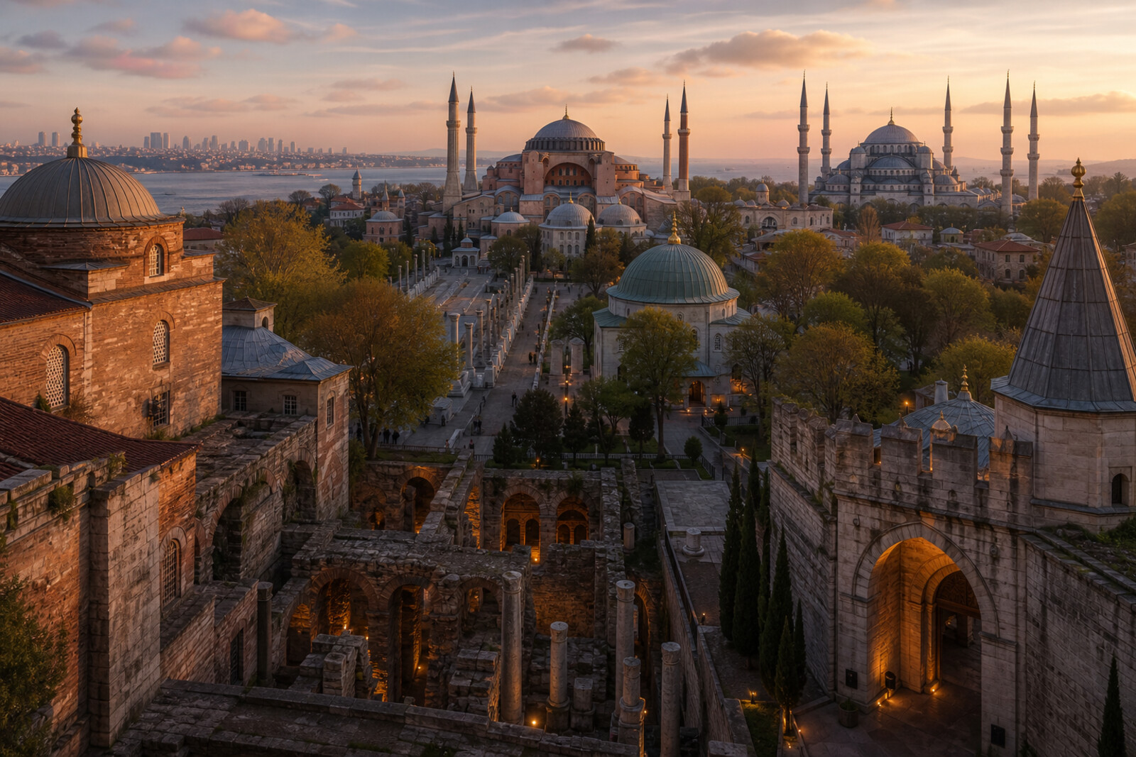 Generated editorial cover for the route “istanbul-sultanahmet-imperial-layers”