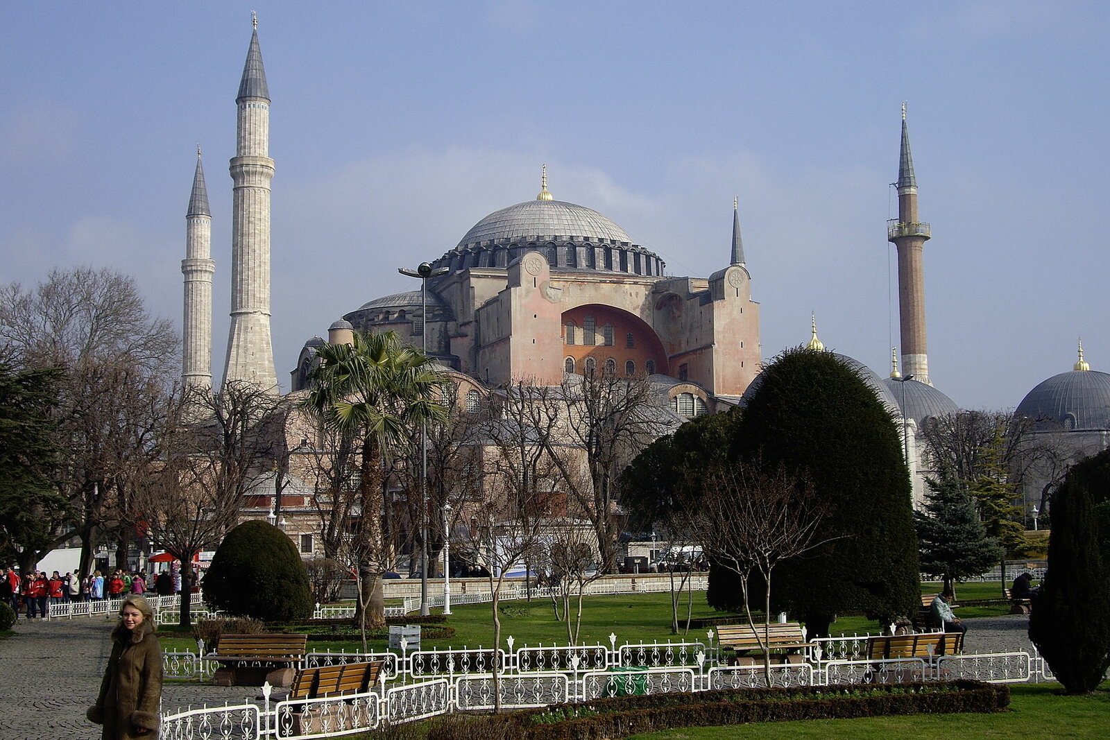 Exterior view of Hagia Sophia in Istanbul