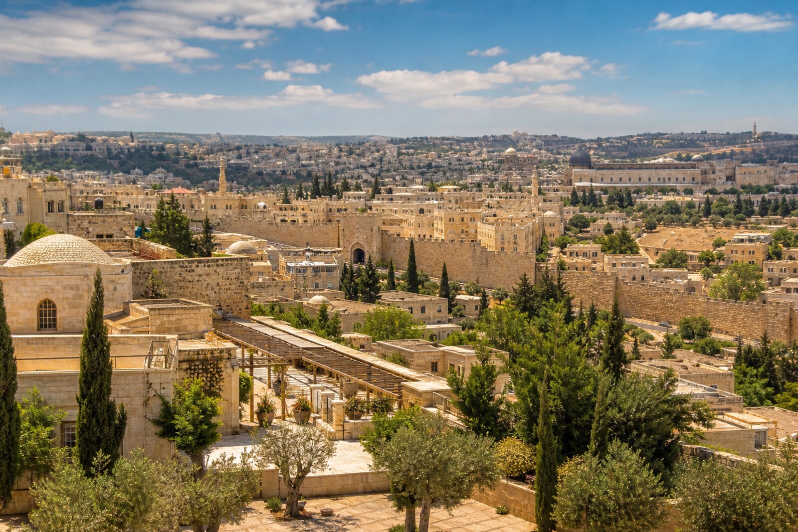Generated editorial hero image for the city of Jerusalem