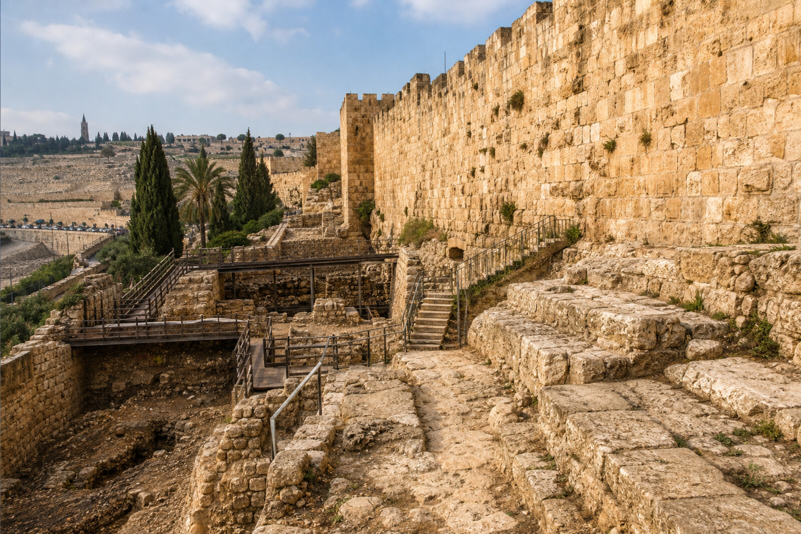 Generated editorial cover for the route “jerusalem-city-of-david-southern-wall”