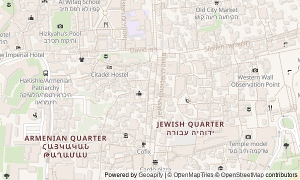 Walk map: Old City of Jerusalem: Gates, Quarters, and Holy Places