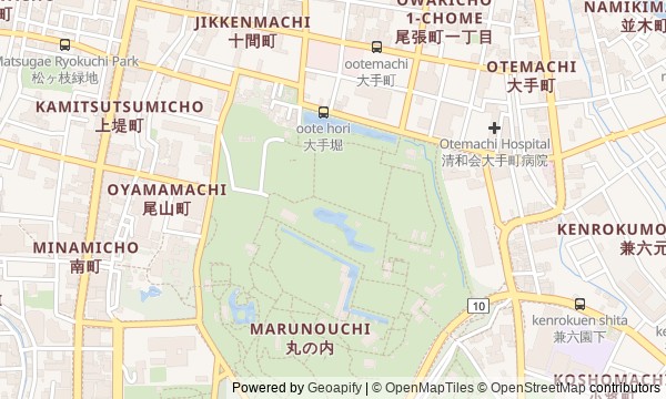Walk map: Kanazawa of the Kaga Domain: Residences, Castle, Gardens, and Tea Districts