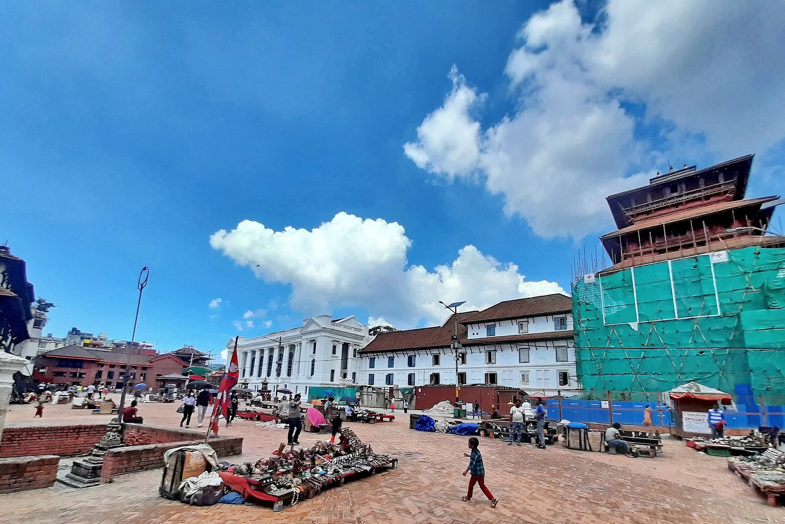 Durbar Square by Hanuman Dhoka Palace