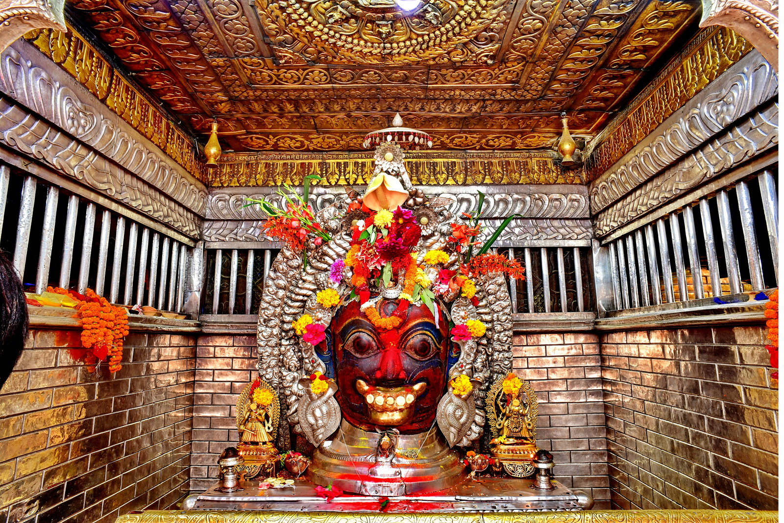Templo de Akash Bhairav en Indra Chowk