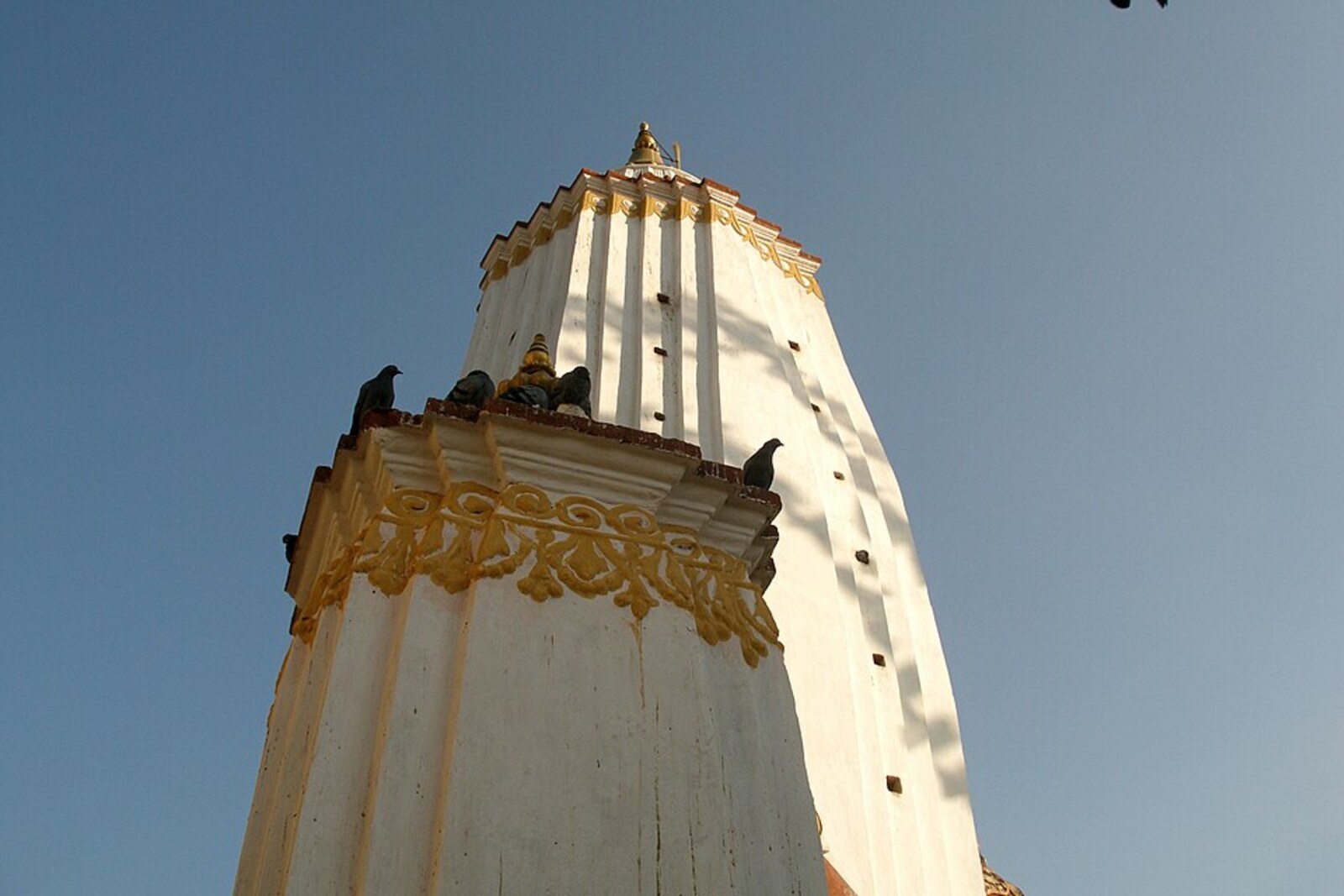 The Pratappur shikhara tower in the Swayambhunath complex.