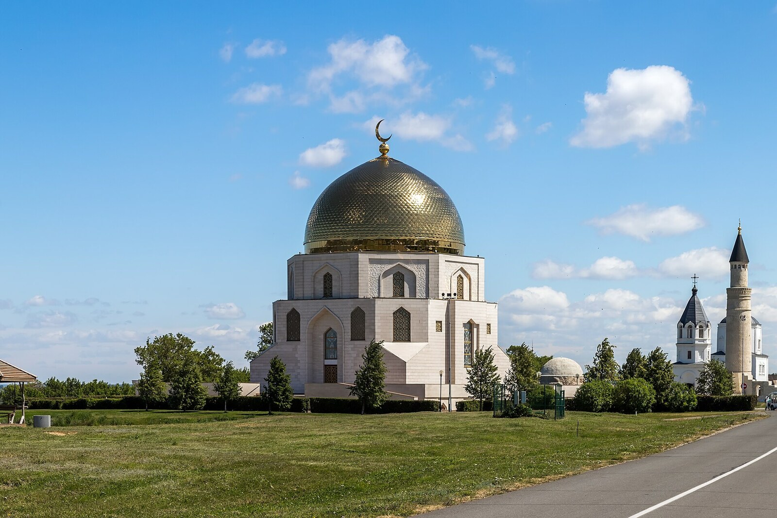 The Memorial Sign commemorating the adoption of Islam in Bolgar.