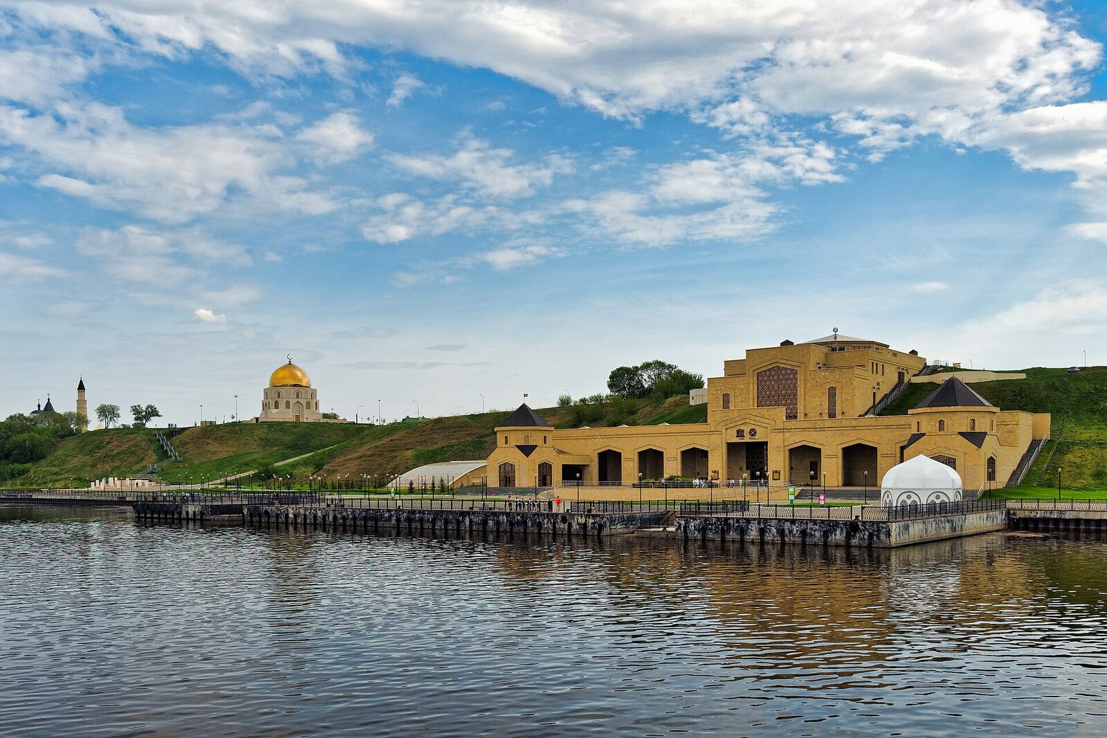 The Museum of Bulgar Civilization on the bank of the Volga in Bolgar.