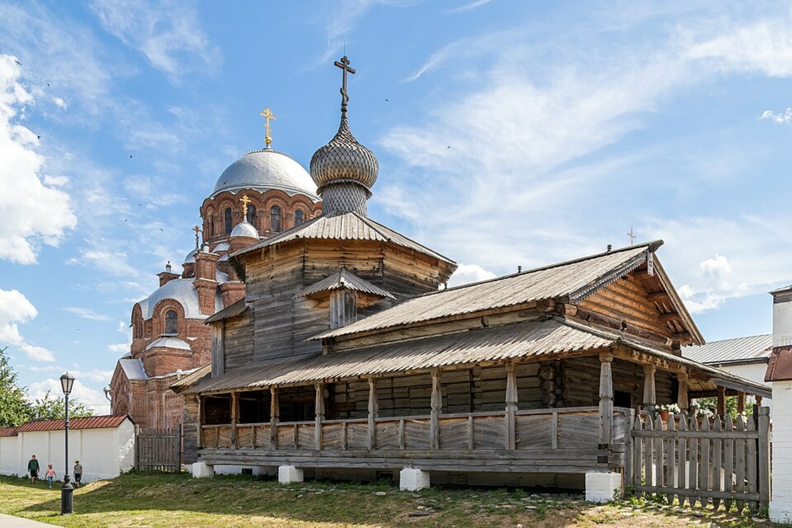The wooden Trinity Church in Sviyazhsk