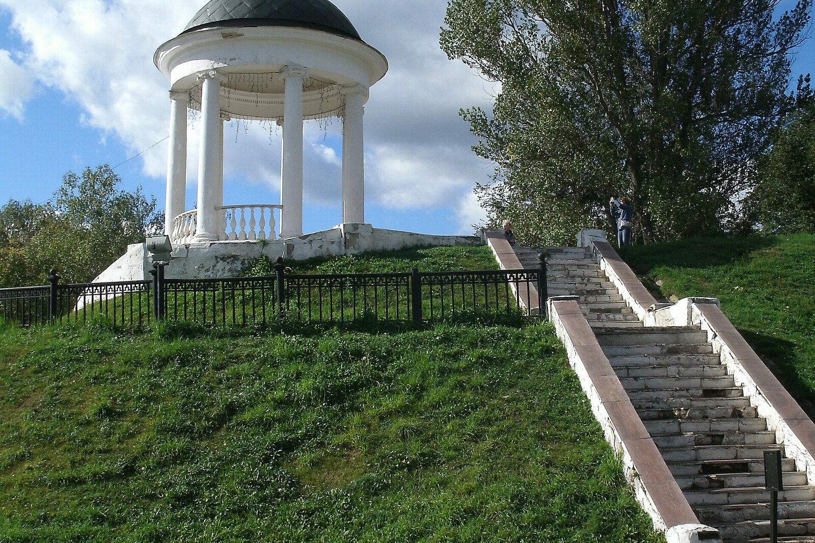 Ostrovsky Pavilion on the Volga embankment in Kostroma.