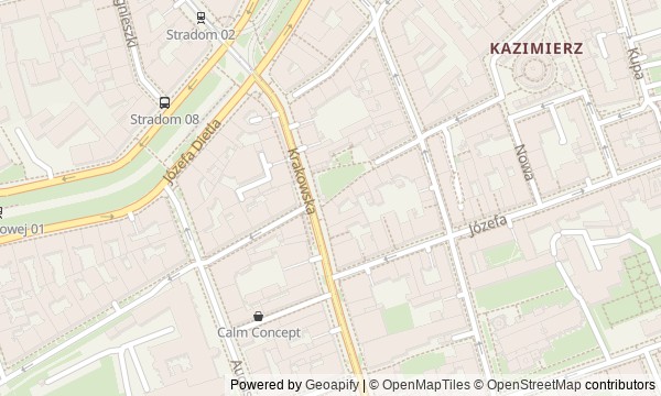 Walk map: Kazimierz: Christian and Jewish City