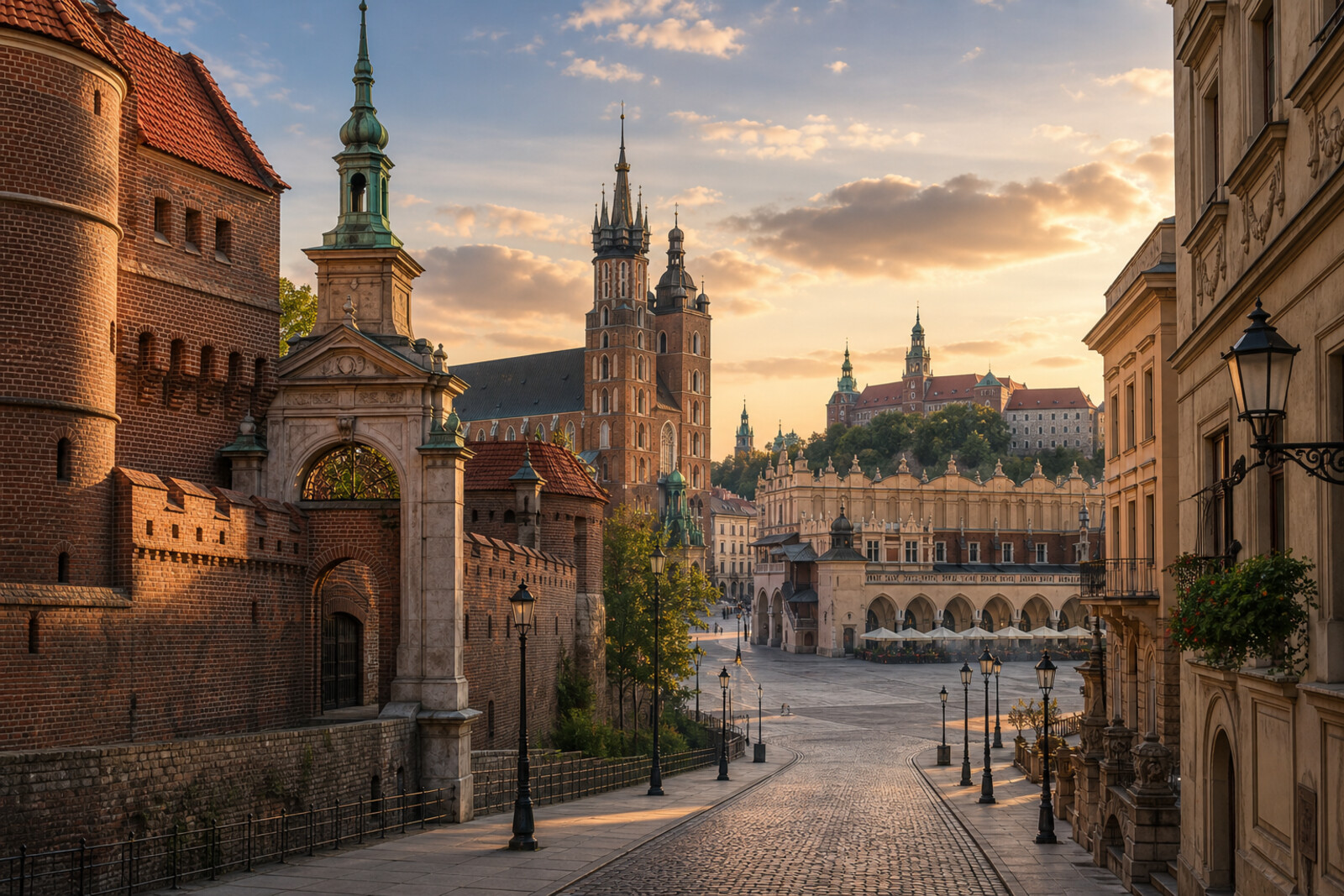 Generated editorial cover for the “krakow-royal-route-wawel-old-town” route