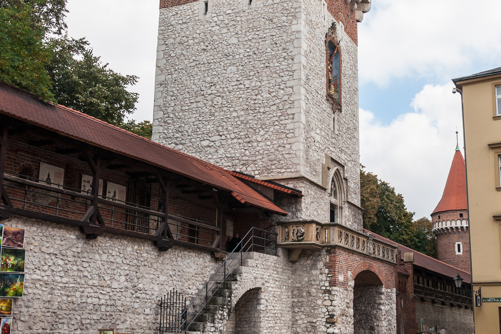 Florian Gate in Krakow
