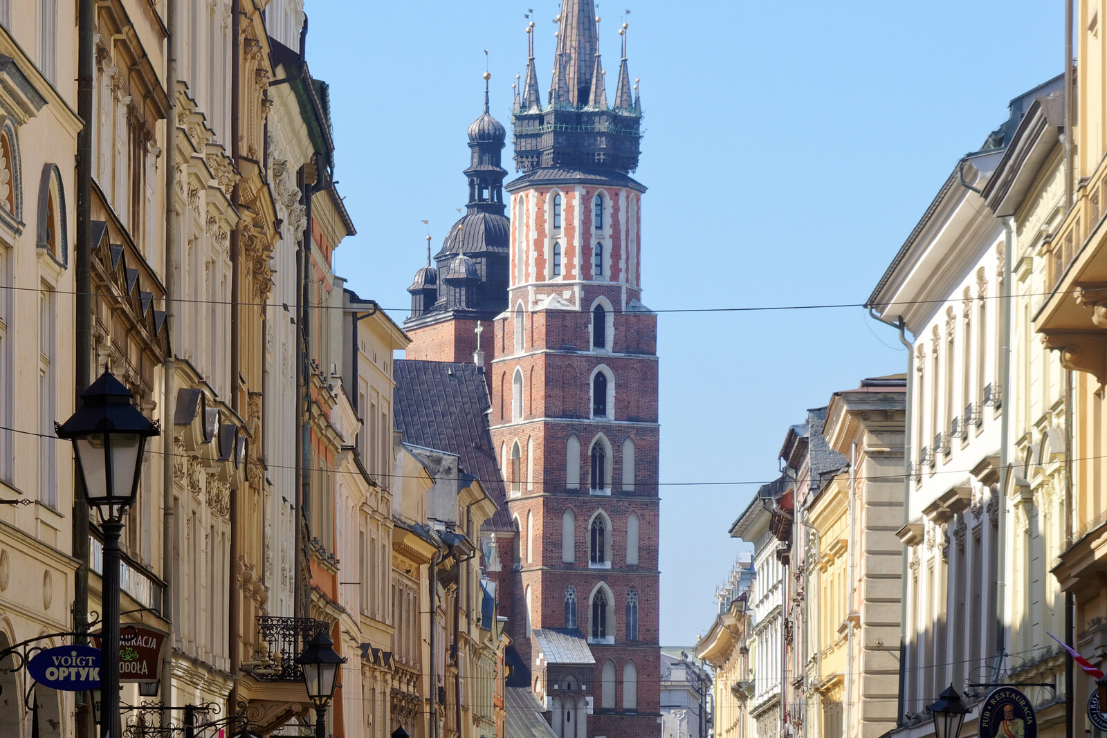 Floriańska Street and St. Mary's Basilica
