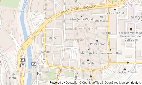 Walk map: Chinatown and Central Market: markets, temples, and lanes