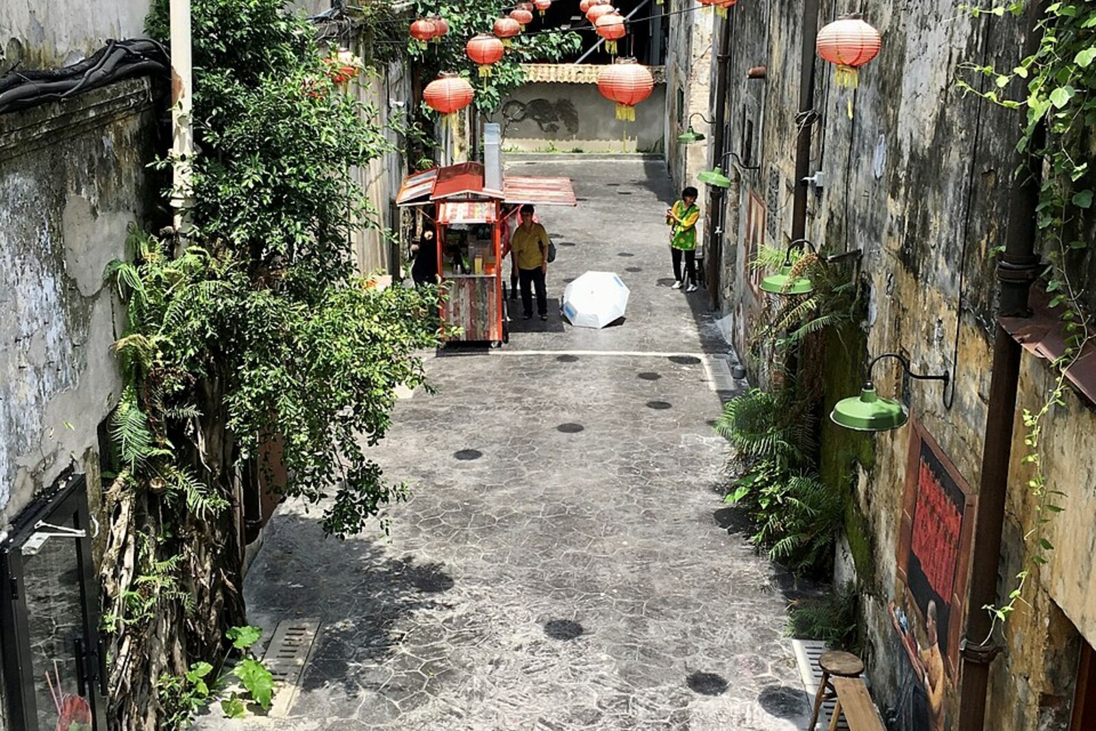 Kwai Chai Hong alley in Kuala Lumpur Chinatown.