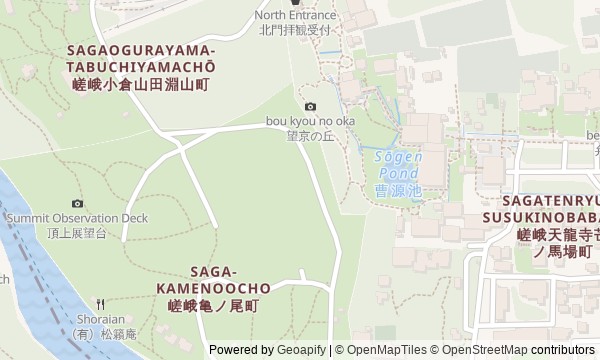 Walk map: Arashiyama: River, Gardens, and Bamboo