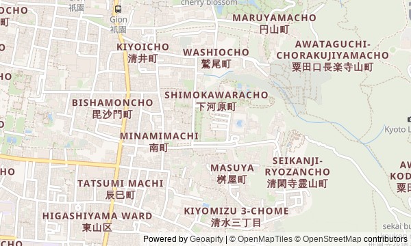 Walk map: The Temple Slopes of Higashiyama and Gion