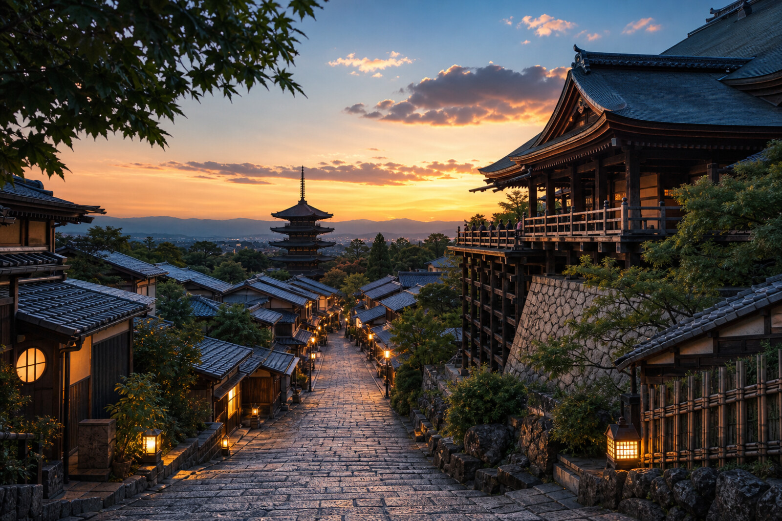 Generated editorial cover image for the “kyoto-kiyomizu-gion-slope” route