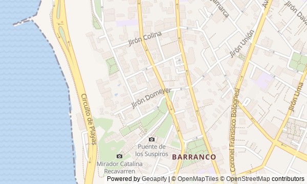 Walk map: Barranco: Urban Life Above the Ravine