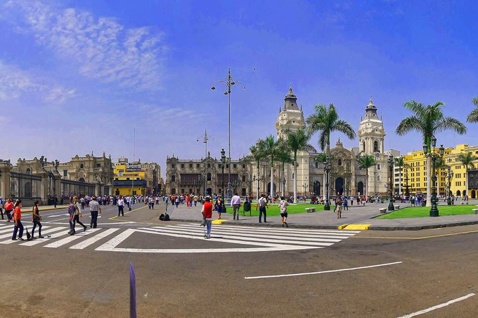 Plaza Mayor square in Lima