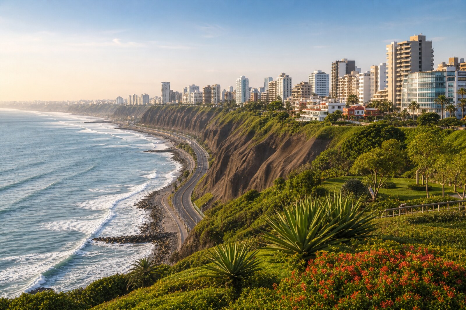 Editorial hero image generated for the city of Lima